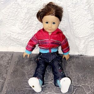 AMERICAN GIRL Today Doll 18” Brown Hair Blue Eyes